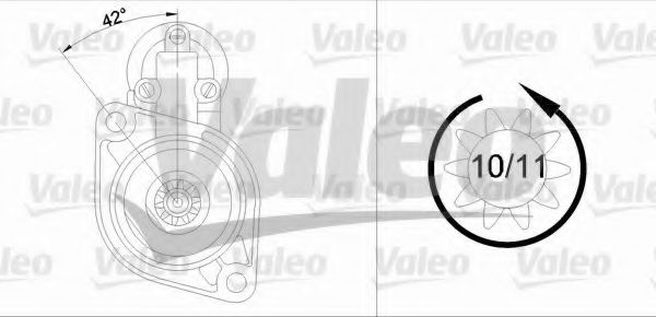 VALEO 455927 Стартер для VOLKSWAGEN VENTO (Фольксваген Венто) VALEO 455927 Стартер для VOLKSWAGEN VENTO (Фольксваген Венто)