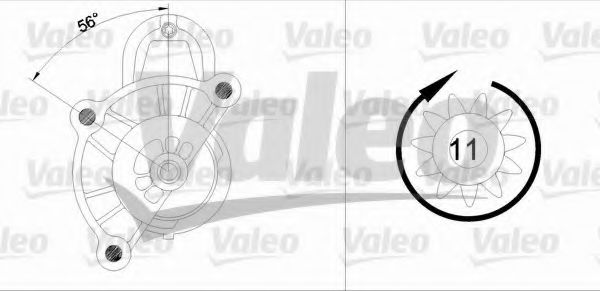 VALEO 455928 Стартер для PEUGEOT 407 (Пежо 407) VALEO 455928 Стартер для PEUGEOT 407 (Пежо 407)