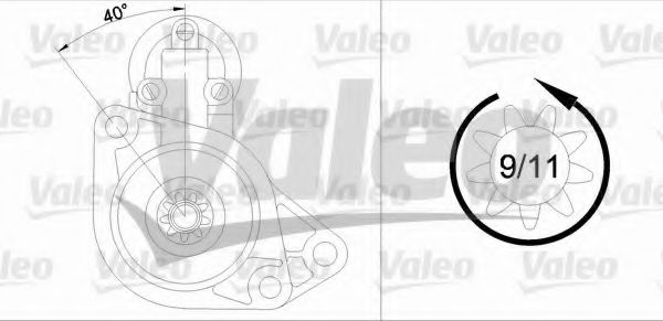 VALEO 455930 Стартер для VOLKSWAGEN VENTO (Фольксваген Венто) VALEO 455930 Стартер для VOLKSWAGEN VENTO (Фольксваген Венто)