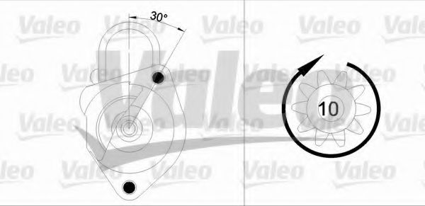 VALEO 455933 Стартер для AUDI 90 (Ауди 90) VALEO 455933 Стартер для AUDI 90 (Ауди 90)