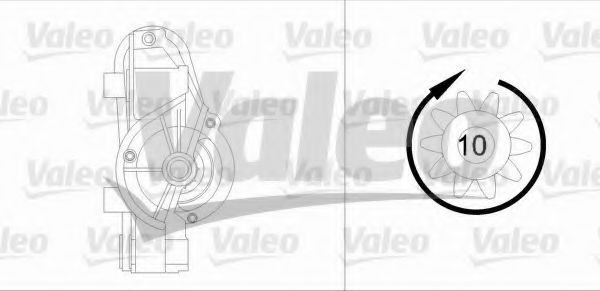 VALEO 455956 Стартер для PEUGEOT 407 (Пежо 407) VALEO 455956 Стартер для PEUGEOT 407 (Пежо 407)
