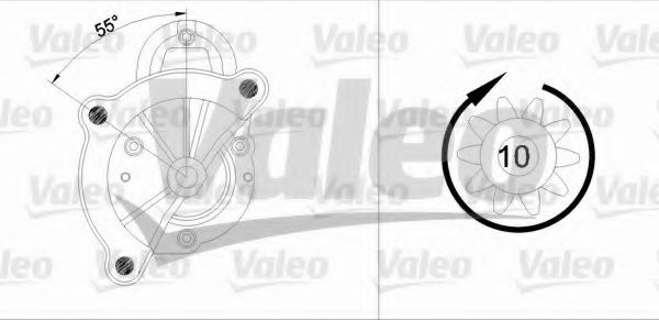 VALEO 455960 Стартер для PEUGEOT 407 (Пежо 407) VALEO 455960 Стартер для PEUGEOT 407 (Пежо 407)