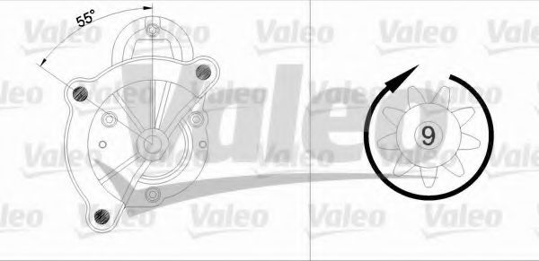 VALEO 455961 Стартер для PEUGEOT 407 (Пежо 407) VALEO 455961 Стартер для PEUGEOT 407 (Пежо 407)