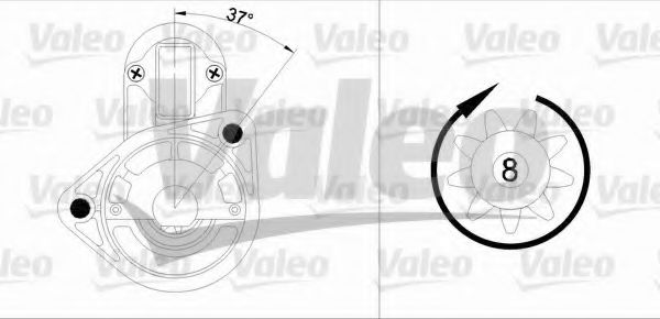 VALEO 455967 Стартер для KIA (Киа) VALEO 455967 Стартер для KIA (Киа)