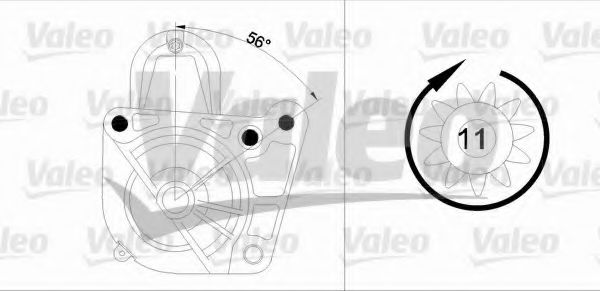 VALEO 455971 Стартер для RENAULT (Рено) VALEO 455971 Стартер для RENAULT (Рено)