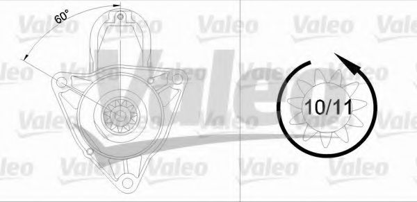 VALEO 458041 Стартер для VOLKSWAGEN T4 CARAVELLE (Фольксваген Т4 cараvэллэ) VALEO 458041 Стартер для VOLKSWAGEN T4 CARAVELLE (Фольксваген Т4 cараvэллэ)