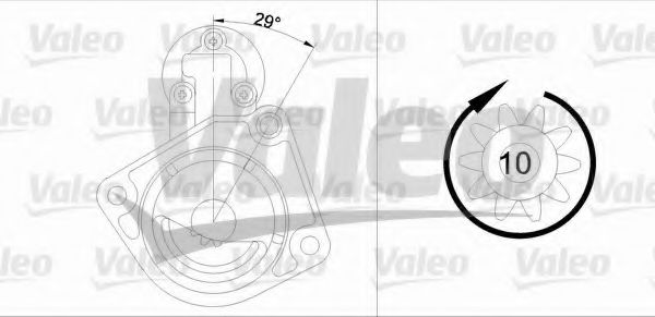 VALEO 458116 Стартер для FORD FIESTA IV (Форд Фиеста 4) VALEO 458116 Стартер для FORD FIESTA IV (Форд Фиеста 4)
