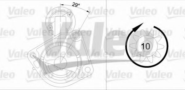 VALEO 458117 Стартер для FORD FIESTA IV (Форд Фиеста 4) VALEO 458117 Стартер для FORD FIESTA IV (Форд Фиеста 4)
