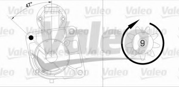 VALEO 458162 Стартер для FIAT 500 C (Фиат 500 c) VALEO 458162 Стартер для FIAT 500 C (Фиат 500 c)