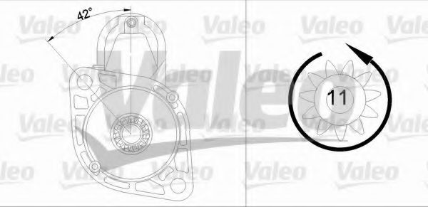 VALEO 458167 Стартер для AUDI TT (Ауди Тт) VALEO 458167 Стартер для AUDI TT (Ауди Тт)