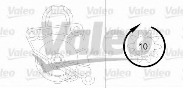 VALEO 458172 Стартер для OPEL MOVANO (Опель Моvано) VALEO 458172 Стартер для OPEL MOVANO (Опель Моvано)