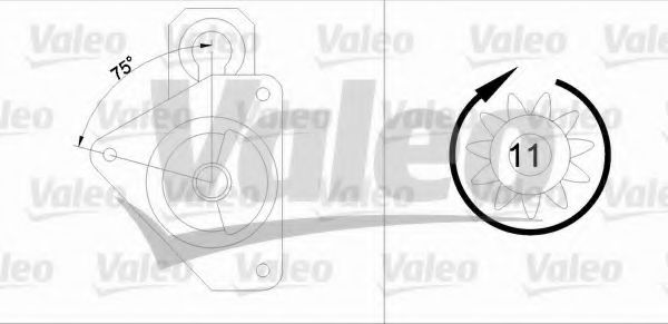 VALEO 458175 Стартер для SEAT ALTEA (Сеат Алтэа) VALEO 458175 Стартер для SEAT ALTEA (Сеат Алтэа)