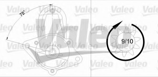 VALEO 458188 Стартер для OPEL CORSA A (Опель Cорса а) VALEO 458188 Стартер для OPEL CORSA A (Опель Cорса а)