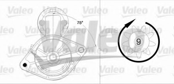 VALEO 458191 Стартер для FIAT DOBLO (Фиат Добло) VALEO 458191 Стартер для FIAT DOBLO (Фиат Добло)