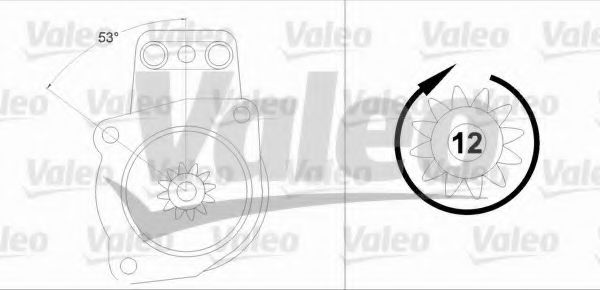 VALEO 458201 Стартер D12D340 для VOLVO (Вольво) VALEO 458201 Стартер D12D340 для VOLVO (Вольво)