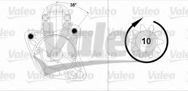 VALEO 458207 Стартер для MAZDA 626 III (Мазда 626 3) VALEO 458207 Стартер для MAZDA 626 III (Мазда 626 3)