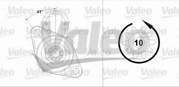 VALEO 458215 Стартер для SEAT ALTEA (Сеат Алтэа) VALEO 458215 Стартер для SEAT ALTEA (Сеат Алтэа)
