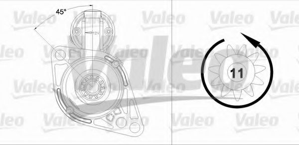 VALEO 458217 Стартер для SEAT ALTEA (Сеат Алтэа) VALEO 458217 Стартер для SEAT ALTEA (Сеат Алтэа)