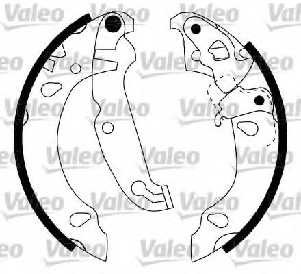 VALEO 562771 Тормозные колодоки для FORD KA (Форд Ка) VALEO 562771 Тормозные колодоки для FORD KA (Форд Ка)