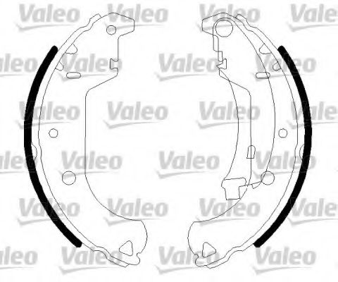 VALEO 562806 Тормозные колодоки для FIAT (Фиат) VALEO 562806 Тормозные колодоки для FIAT (Фиат)