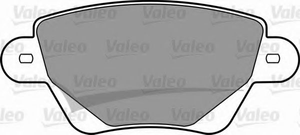 VALEO 598527 Комплект тормозных колодок, дисковый тормоз 
