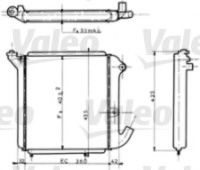 VALEO 810997 Радиатор, охлаждение двигателя для RENAULT 9 (Рено 9) VALEO 810997 Радиатор, охлаждение двигателя для RENAULT 9 (Рено 9)
