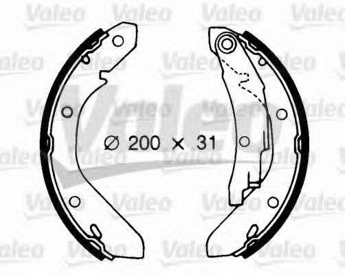 VALEO 562678 Тормозные колодоки для MAZDA 626 II (Мазда 626 2) VALEO 562678 Тормозные колодоки для MAZDA 626 II (Мазда 626 2)