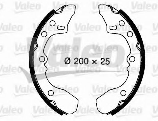 VALEO 562702 Тормозные колодоки для MAZDA 323 III (Мазда 323 3) VALEO 562702 Тормозные колодоки для MAZDA 323 III (Мазда 323 3)