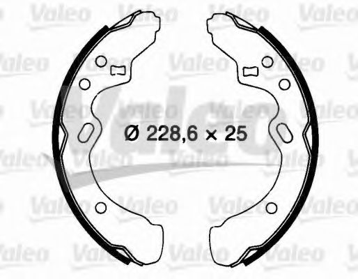 VALEO 562703 Тормозные колодоки для MAZDA (Мазда) VALEO 562703 Тормозные колодоки для MAZDA (Мазда)