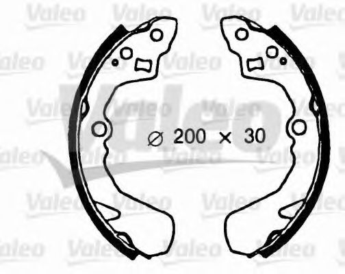 VALEO 562610 Тормозные колодоки для SUBARU JUSTY II (Субару Жустъ 2) VALEO 562610 Тормозные колодоки для SUBARU JUSTY II (Субару Жустъ 2)