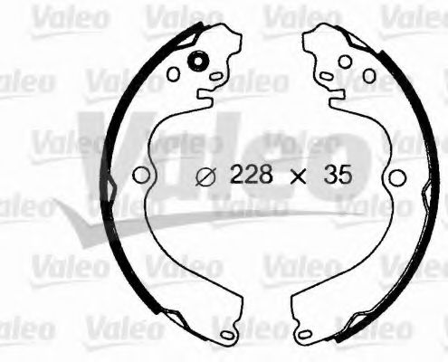 VALEO 562611 Тормозные колодоки для SUBARU (Субару) VALEO 562611 Тормозные колодоки для SUBARU (Субару)