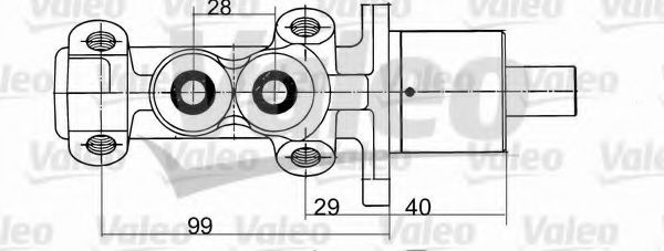 VALEO 402094 Главный тормозной цилиндр для CITROËN ZX (CитроËн Зх) VALEO 402094 Главный тормозной цилиндр для CITROËN ZX (CитроËн Зх)