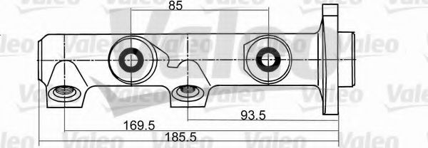 VALEO 350626 Главный тормозной цилиндр для RENAULT FUEGO (Рено Фуэго) VALEO 350626 Главный тормозной цилиндр для RENAULT FUEGO (Рено Фуэго)