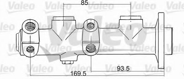 VALEO 350710 Главный тормозной цилиндр для RENAULT SUPER 5 (Рено Супэр 5) VALEO 350710 Главный тормозной цилиндр для RENAULT SUPER 5 (Рено Супэр 5)