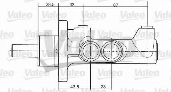 VALEO 402066 Главный тормозной цилиндр для OPEL (Опель) VALEO 402066 Главный тормозной цилиндр для OPEL (Опель)