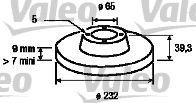 VALEO 186597 Тормозной диск для SEAT TOLEDO II (Сеат Толедо 2) VALEO 186597 Тормозной диск для SEAT TOLEDO II (Сеат Толедо 2)