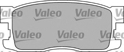 VALEO 551738 Комплект тормозных колодок, дисковый тормоз 