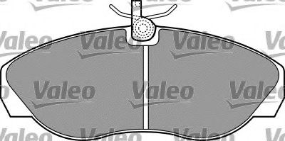 VALEO 598429 Комплект тормозных колодок, дисковый тормоз 