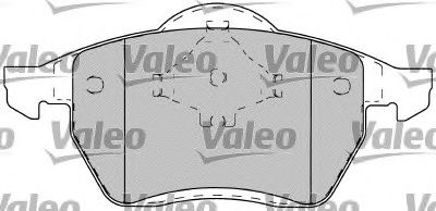 VALEO 598483 Тормозные колодки для VOLKSWAGEN (Фольксваген) VALEO 598483 Тормозные колодки для VOLKSWAGEN (Фольксваген)