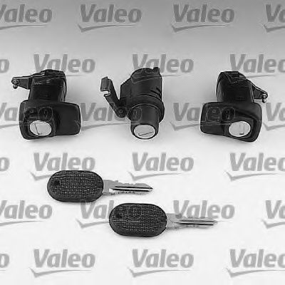 VALEO 256037 Комплект цилиндра замка для FIAT PANDA (Фиат Панда) VALEO 256037 Комплект цилиндра замка для FIAT PANDA (Фиат Панда)