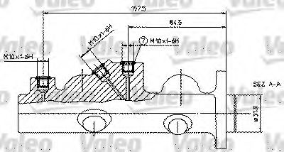 VALEO 350584 Главный тормозной цилиндр для RENAULT LE CAR (Рено Лэ cар) VALEO 350584 Главный тормозной цилиндр для RENAULT LE CAR (Рено Лэ cар)