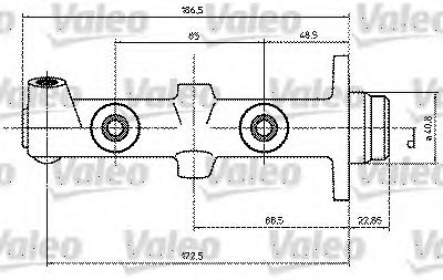 VALEO 350686 Главный тормозной цилиндр для FORD ORION II (Форд Орион 2) VALEO 350686 Главный тормозной цилиндр для FORD ORION II (Форд Орион 2)
