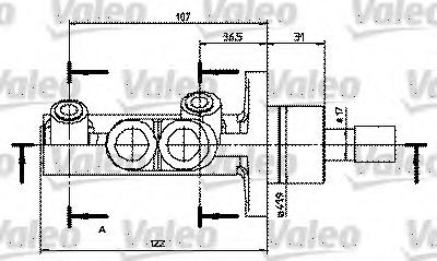 VALEO 402250 Главный тормозной цилиндр для VOLKSWAGEN T4 MULTIVAN (Фольксваген Т4 мултиvан) VALEO 402250 Главный тормозной цилиндр для VOLKSWAGEN T4 MULTIVAN (Фольксваген Т4 мултиvан)