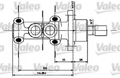 VALEO 402251 Главный тормозной цилиндр для VOLKSWAGEN T4 MULTIVAN (Фольксваген Т4 мултиvан) VALEO 402251 Главный тормозной цилиндр для VOLKSWAGEN T4 MULTIVAN (Фольксваген Т4 мултиvан)