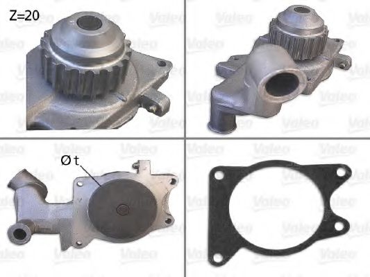 VALEO 506000 Водяной насос для FORD FIESTA (Форд Фиэста) VALEO 506000 Водяной насос для FORD FIESTA (Форд Фиэста)