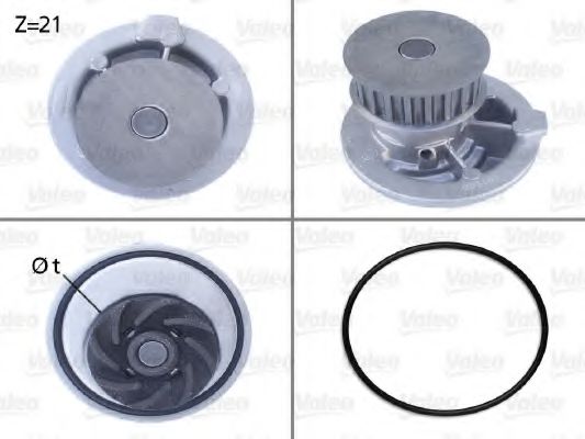 VALEO 506003 Водяной насос 