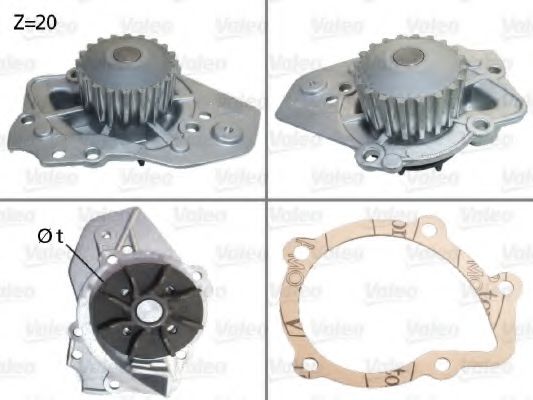 VALEO 506014 Водяной насос для PEUGEOT 309 II (Пежо 309 2) VALEO 506014 Водяной насос для PEUGEOT 309 II (Пежо 309 2)