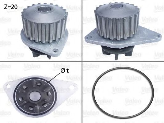 VALEO 506035 Водяной насос для CITROËN BERLINGO (CитроËн Берлинго) VALEO 506035 Водяной насос для CITROËN BERLINGO (CитроËн Берлинго)