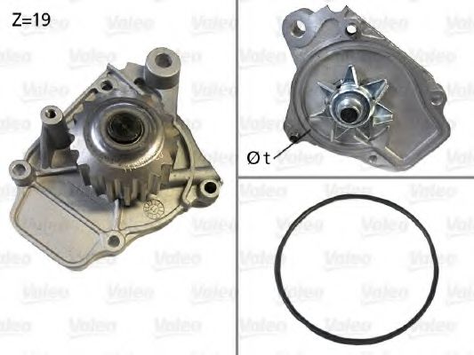VALEO 506045 Водяной насос для HONDA CRX II (Хонда Cрх 2) VALEO 506045 Водяной насос для HONDA CRX II (Хонда Cрх 2)