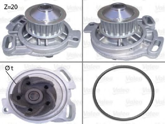 VALEO 506105 Водяной насос для VOLKSWAGEN LT 28-35 I (Фольксваген Лт 28-35 и) VALEO 506105 Водяной насос для VOLKSWAGEN LT 28-35 I (Фольксваген Лт 28-35 и)